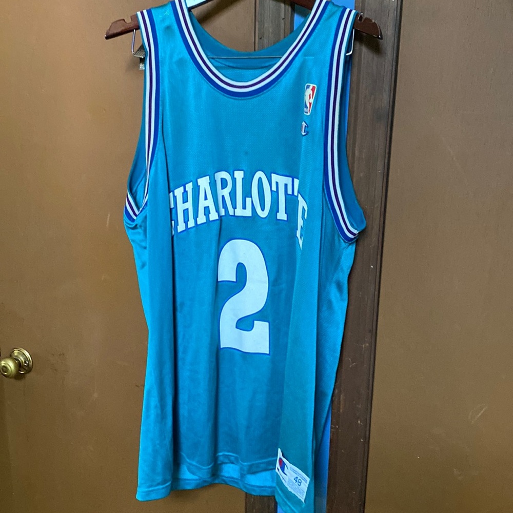 Old school Charlotte Hornets (original hornets, before they move to New Orleans